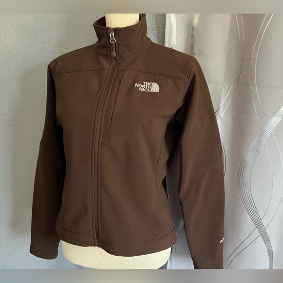 2 The North Face Women's Dark Brown and white color Jacket - Picture 1 of 13